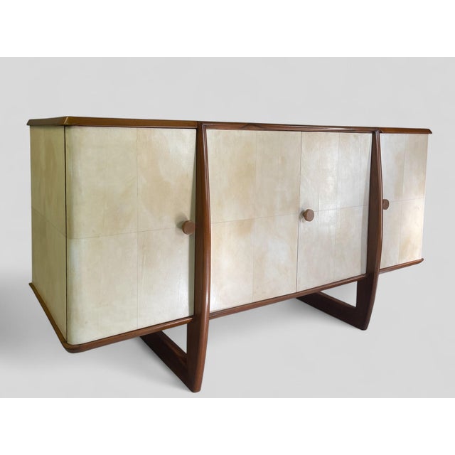 Art Deco Italian Sideboard in Parchment, 1940s For Sale - Image 11 of 18