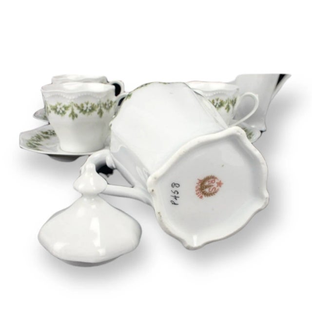 Beaux-Arts 1911 R S Prussia Demitasse Coffee Service For Sale - Image 3 of 9