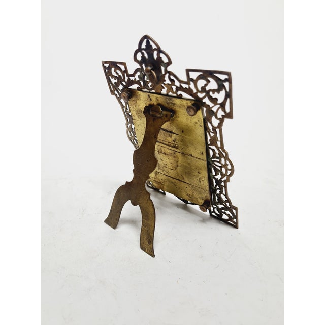 Art Nouveau Bronze Frame, France, 1950s For Sale - Image 9 of 14