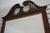 Chippendale Henkel Harris Mahogany Broken Arch Wall Mirror For Sale - Image 3 of 11
