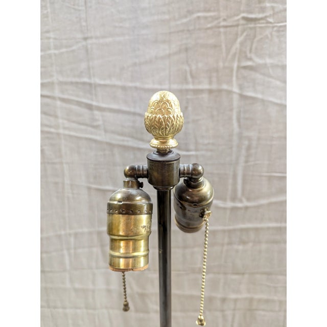 Neoclassical Late 19th Century Gilt Bronze Neoclassical Table Lamp For Sale - Image 3 of 5