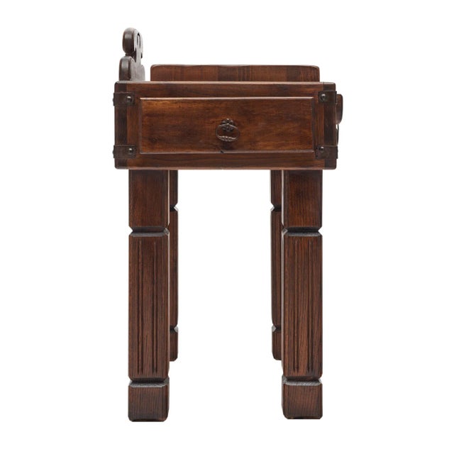 French Vintage Butcher Block For Sale - Image 4 of 9