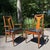 Brown Mid Century Attributed to Kent Coffey Perspecta Dining Set With 6 Chairs and Leaf For Sale - Image 8 of 12