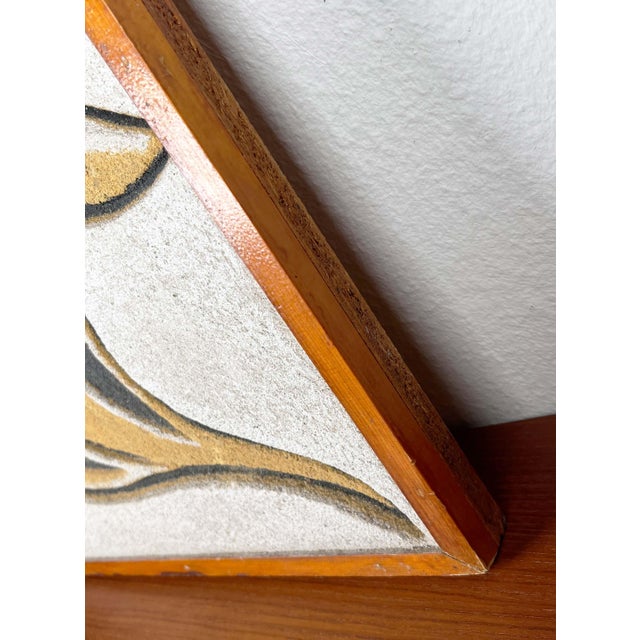 Mid-Century Modern Hand Carved Stone Wall Relief with Fish Design, 1960s For Sale - Image 5 of 18