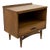 Broyhill Sculptra Mid Century Walnut Nightstand For Sale