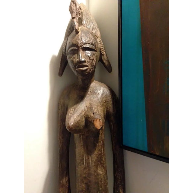 Antique African Female Fertility Statue, Bangwa Congo Chairish