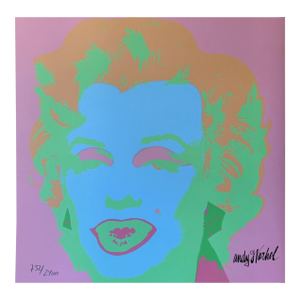 1986 Carnegie Museum of Art After Andy Warhol "Light Blue - Hand Numbered" Lithograph