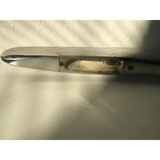 Postmodern Design Boomerang Aluminium Table Lamp, Italy, 1970s For Sale - Image 15 of 17