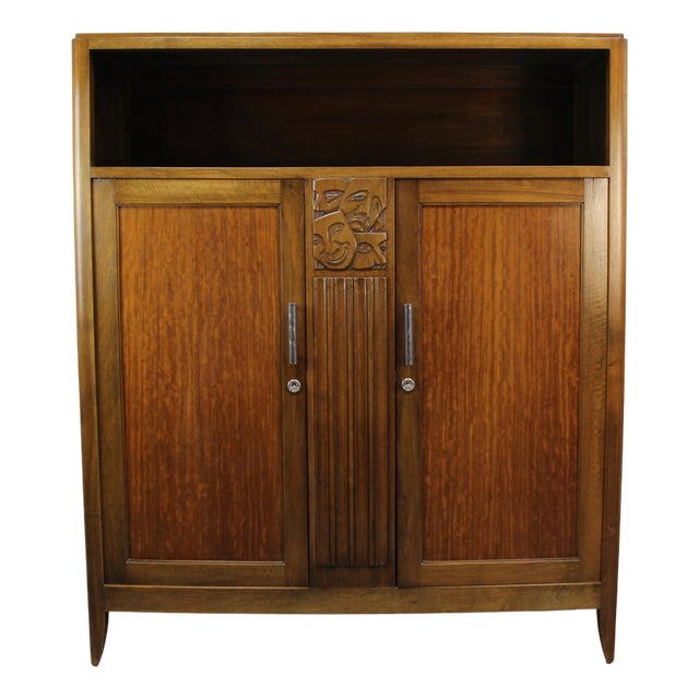 Art Deco French Cabinet, 1920s For Sale