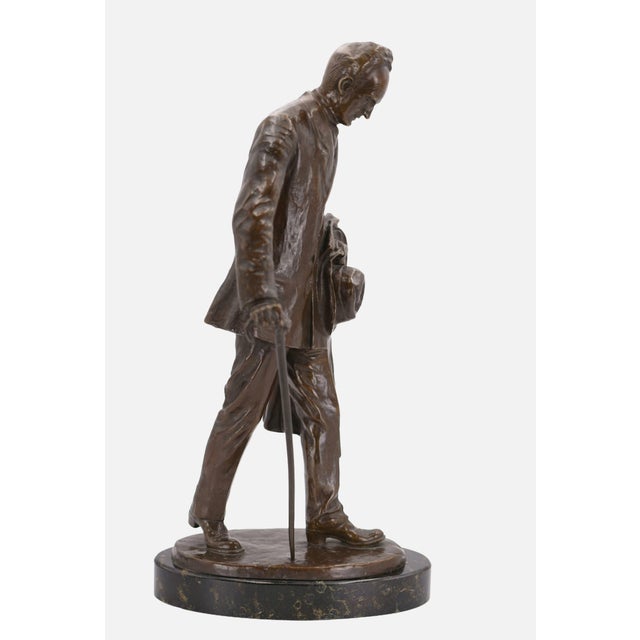 Curt Gitschmann, Gerhart Hauptmann, 1912, Bronze For Sale - Image 3 of 13