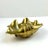 Hollywood Regency Sculptural Brass Shell Trinket Bowl With Fluted Edges For Sale - Image 3 of 11