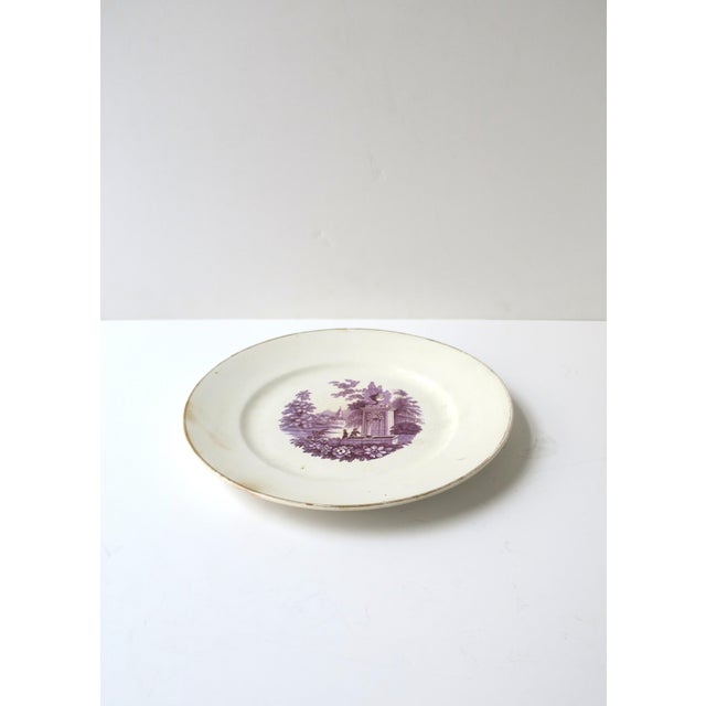 Early 20th Century Early 20th Century Plates Neoclassical Design - Set of 4 For Sale - Image 5 of 13