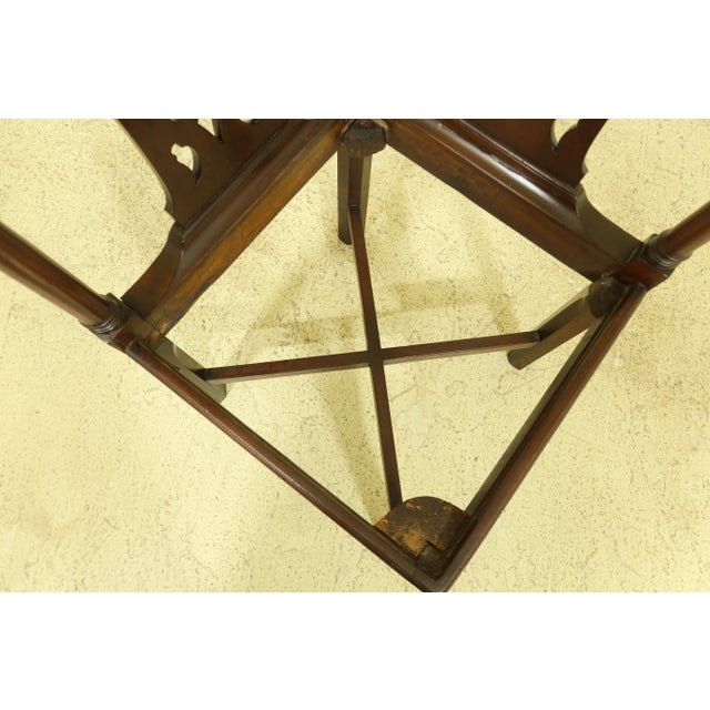 Antique Southern Design Chippendale Corner Chairs - a Pair For Sale - Image 9 of 13