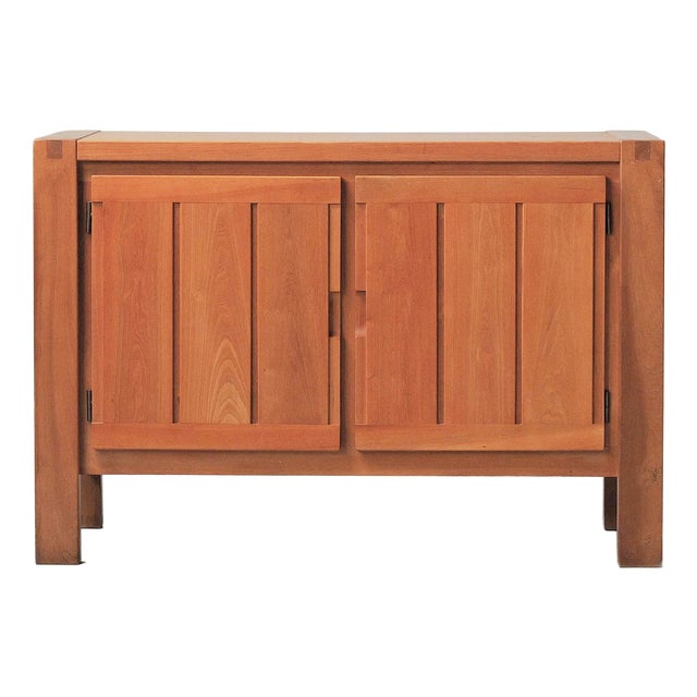 Vintage Two-Door Elm Sideboard, France, 1980 For Sale