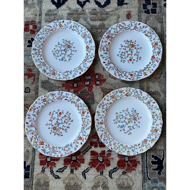 Early 20th Century Early 20th Century Spode Shanghai 9” Luncheon Plates- Set of 10 For Sale - Image 5 of 9