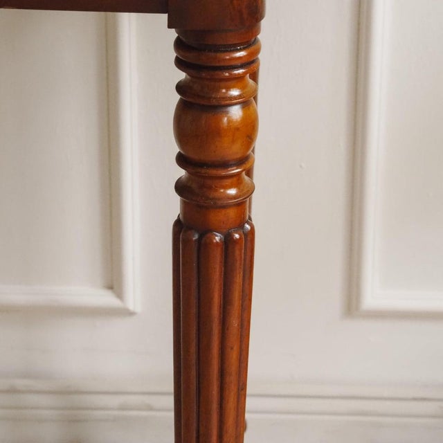 Brown Antique French Mahogany Folding Game Table For Sale - Image 8 of 17