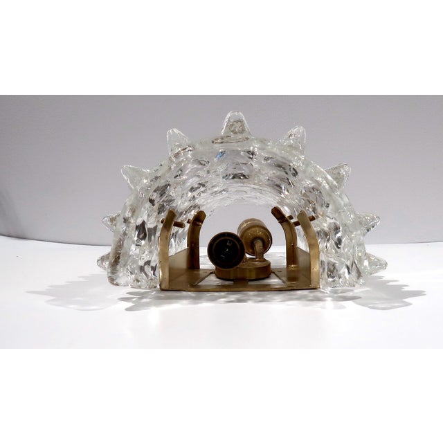 Large Murano Glass Wall Lights, Italy, 1990s For Sale - Image 4 of 7