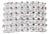14k White Gold 4.0 Cttw Diamond 5 Row Ring Band, Size 7 For Sale