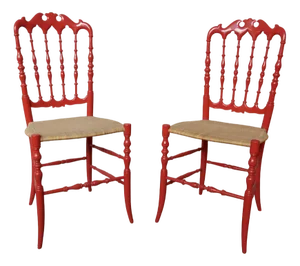 Set of Vintage Italian Chairs, 1960s