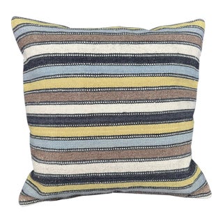 Turkish Hemp Pillow Cushion Natural Beige Brown Cushion Cover 20"x20" For Sale
