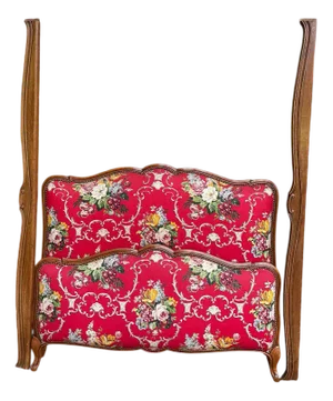 Louis XV Padded Bed