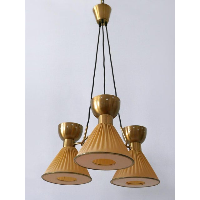 1950s Mid-Century Modern Six-Flamed Pendant Lamp, 1950s For Sale - Image 5 of 18