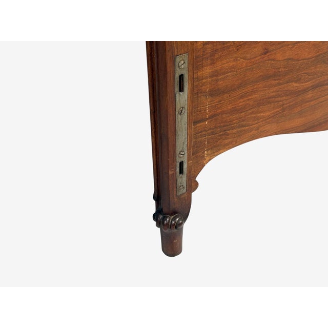 Brown French Provincial Style, Twin Headboards, Walnut, Gilt, France, 20th C. For Sale - Image 8 of 12