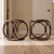 Wood Pair of Vintage Modernist Bent Rattan & Cane Stools / Side Tables, 1970s For Sale - Image 7 of 11