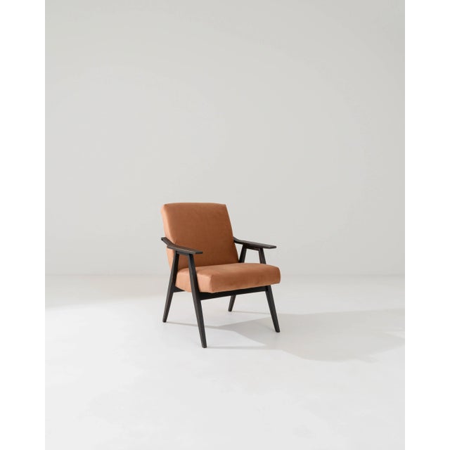 1960s 1960s Czech Upholstered Armchair For Sale - Image 5 of 12