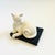 Vintage Art Deco Style Cat Bookend on Black Marble Base For Sale - Image 4 of 15