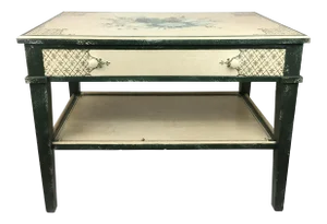 20th Century English Style Wooden Side Table