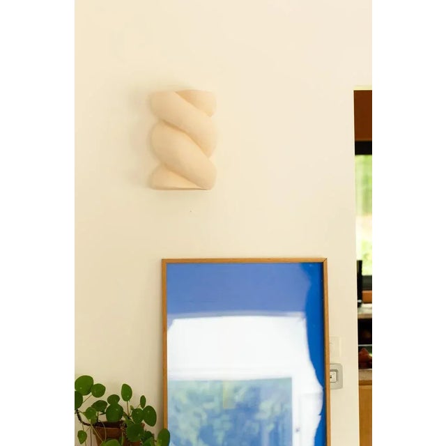 Giant White Babka Sconce by Di Fretto For Sale - Image 11 of 12