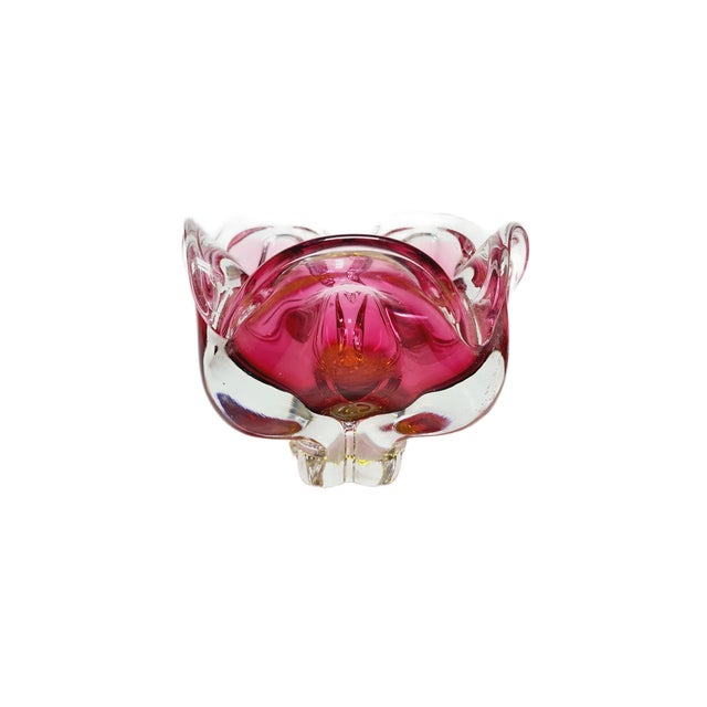 Decorative Bowl by J. Hospodka for Chribska Glassworks, Czechoslovakia, 1960s For Sale - Image 11 of 12