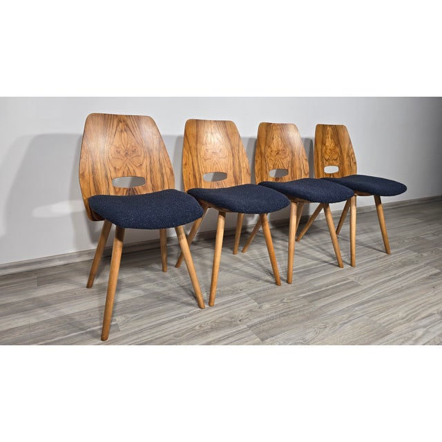 Chairs by Frantisek Jirak, 1960s, Set of 4 For Sale - Image 3 of 12