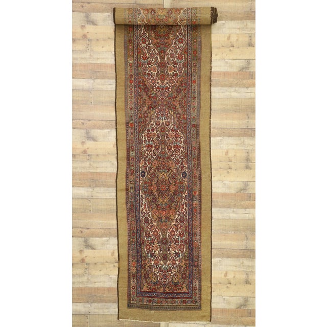 Antique Persian Malayer Rug - 03'05 X 20'05 For Sale - Image 10 of 10