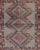 Tri-Medallion Antique Afshar Rug in Colorful Tones Brown and Gray Blue 5'0 X 6'1 For Sale - Image 4 of 12