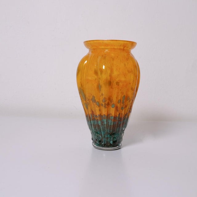 Art Deco Glass Paste Vase, 1920s For Sale - Image 10 of 14