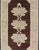 Tribal Brown Background Vintage Turkish Oushak Runner With Medallions in Cream & Ivory For Sale - Image 3 of 12