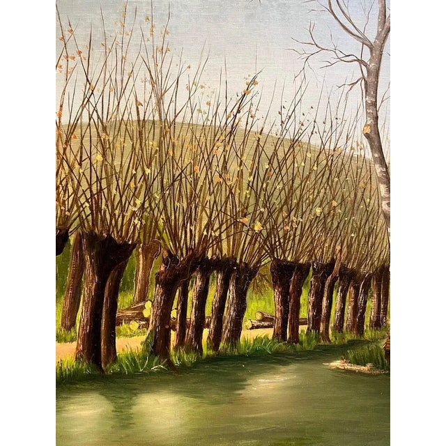 L. Jacques, Hermance, Genève, 1923, Oil on Canvas For Sale - Image 6 of 15