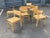 Set of Eight Modern Wooden Chairs For Sale In Miami - Image 6 of 12