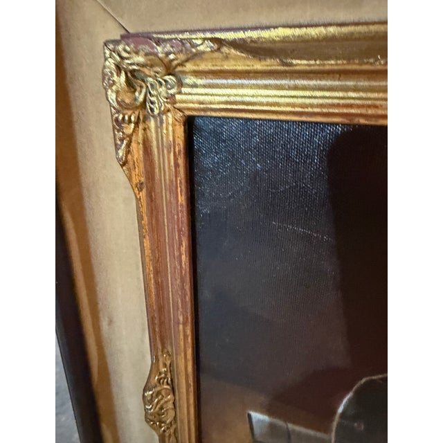 Rustic European 1970s Still Life With Eggplants by Vincenzo Errichiello For Sale - Image 3 of 16