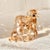 Swarovski Crystal Golden Retriever Mom and Pup Figurine Set Retired Gold For Sale - Image 14 of 14
