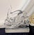 Late 20th Century Baccarat Crystal Gazelles Figurine/Sculpture For Sale - Image 5 of 9