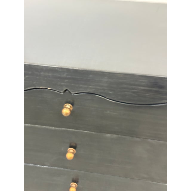 Scalloped Drawer Nightstands, Pair For Sale In San Francisco - Image 6 of 12
