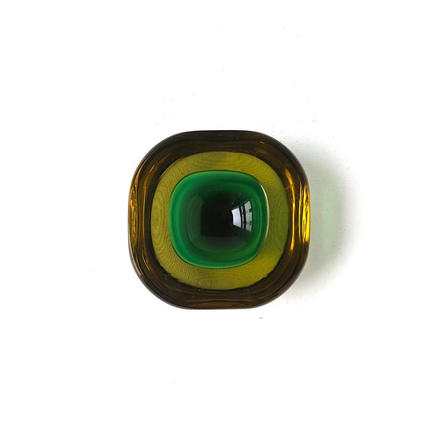 Mid-Century Modern Flavio Poli Italian Murano Art Glass Bowl For Sale - Image 3 of 9