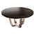 Not Yet Made - Made To Order "Safari" Round Table With Bronze and Walnut Top, Handmade For Sale - Image 5 of 5