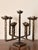 Vintage Brass Brutalist 9 Candle Candleabra 18 X 18 X 18, in the Style of Pieter Adam For Sale - Image 4 of 11