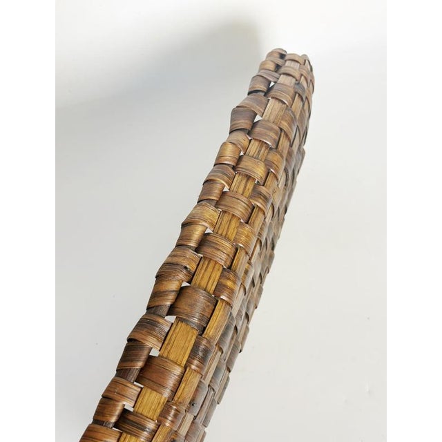 Wood Wicker Basket, France, 20th Century For Sale - Image 7 of 12