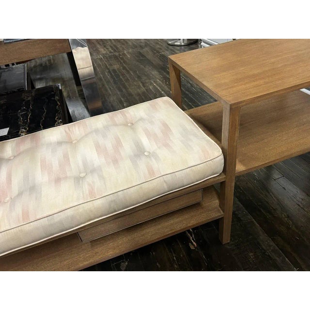 Wood Bench With Loose Cushion Attributed to Harvey Probber For Sale - Image 14 of 16