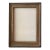 Arts & Crafts Gold & Black Wood Frame, Carved Oak Leaves For Sale